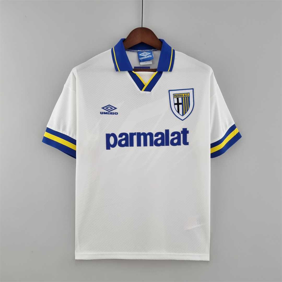 AAA Quality Parma 93/95 Away White Soccer Jersey